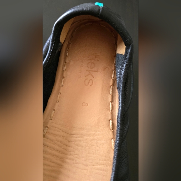 Tieks Matte Black Leather Flats size 8 - Picture 6 of 11